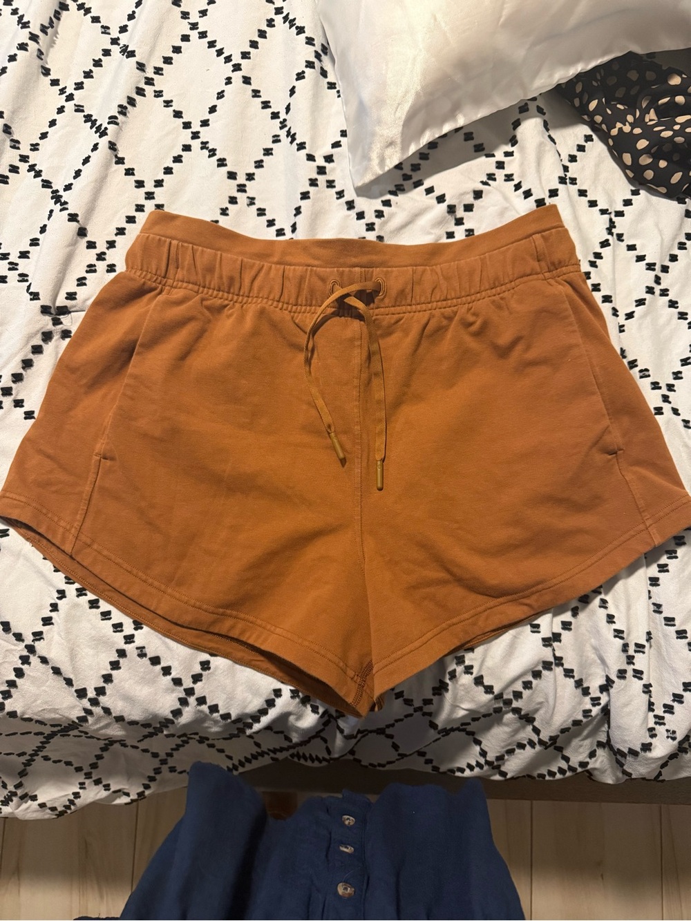 Lululemon Women's Drawstring Shorts in Rust Orange/Brown